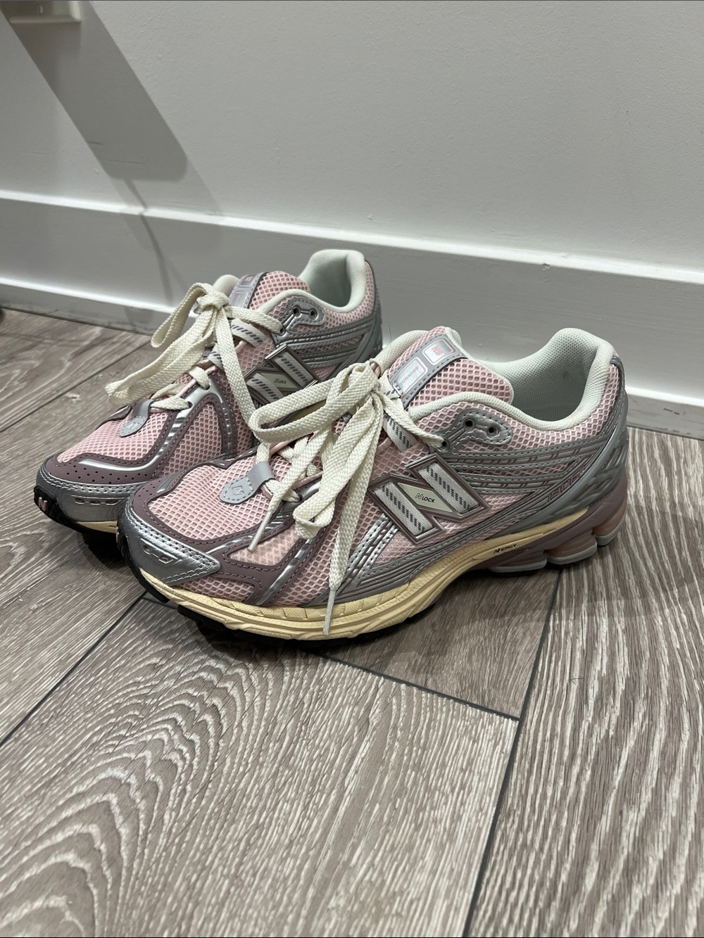 New Balance 1906 Women's Pink & Silver Athletic Sneakers